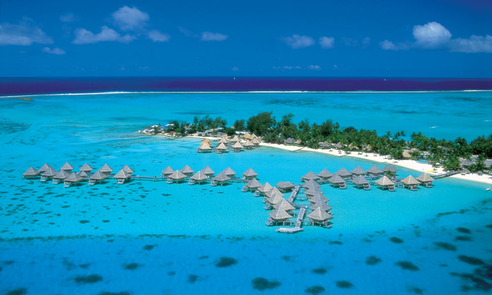 InterContinental Bora Bora Le Moana Resort Aerial View