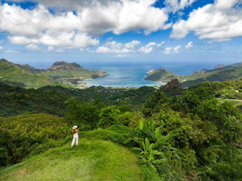 TAIHOAE BAY NUKU HIVA MARQUISAS ISLANDS