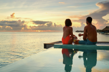 Conrad Bora Bora Nui Villa SUNSET POOL WATER VILLA 5 1