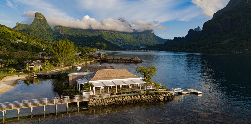 AERIAL COOKS BAY HOTEL SUITES MOOREA 17
